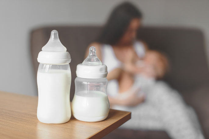 Breast feeding vs. bottle feeding