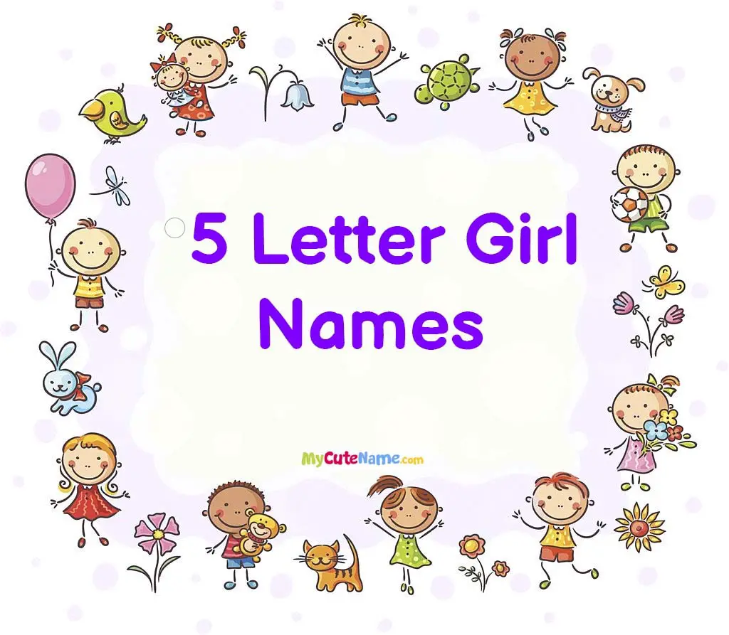 5 Letter Girl Names