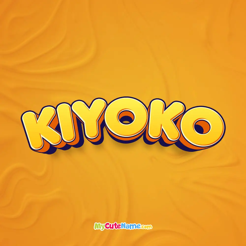 Kiyoko Name, Meaning, Origin, History, And Popularity