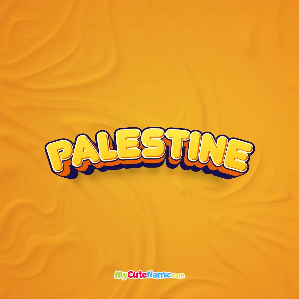 MyCuteName.com Palestine Image1 