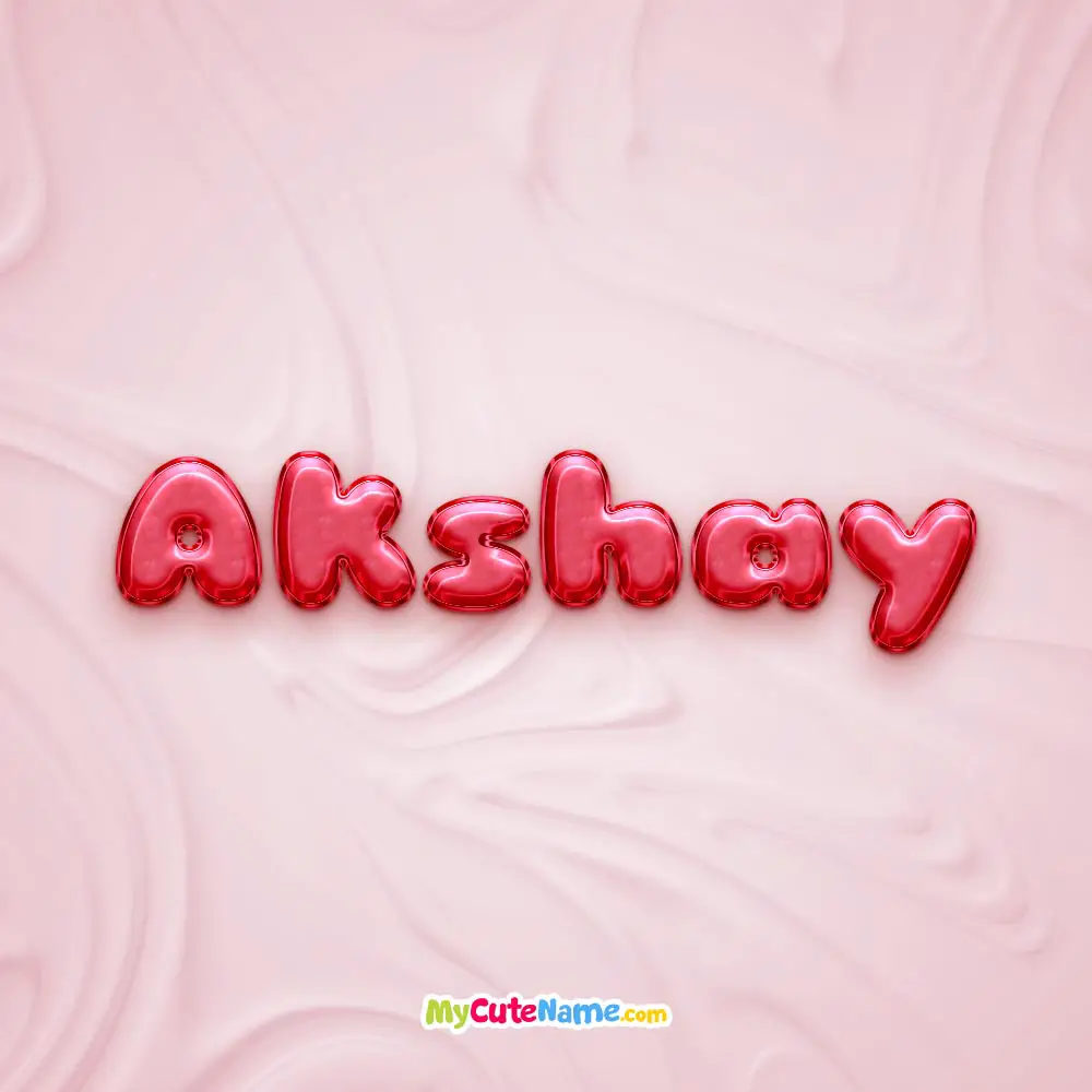 Akshay Name Meaning Keyring - Party Animal Print