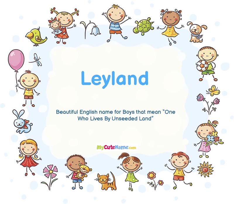 Leyland meaning what is the meaning of name Leyland ? [MyCuteName]