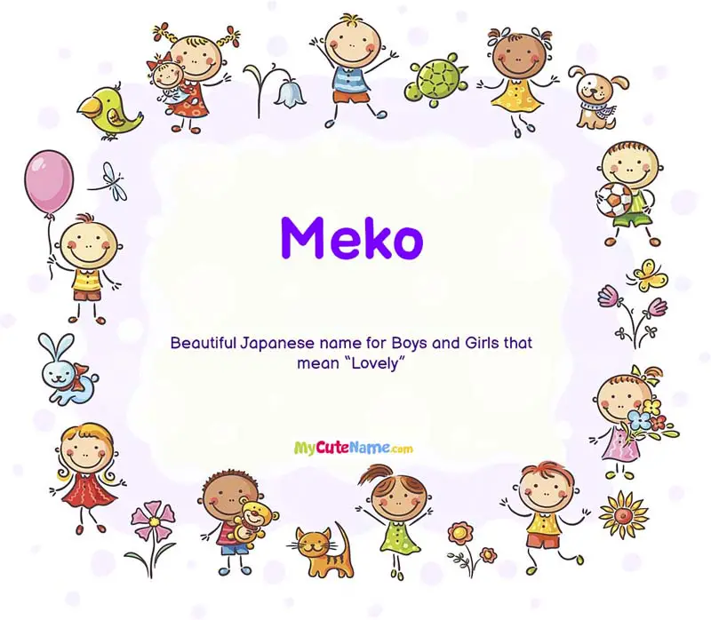 what does meko mean in japanese