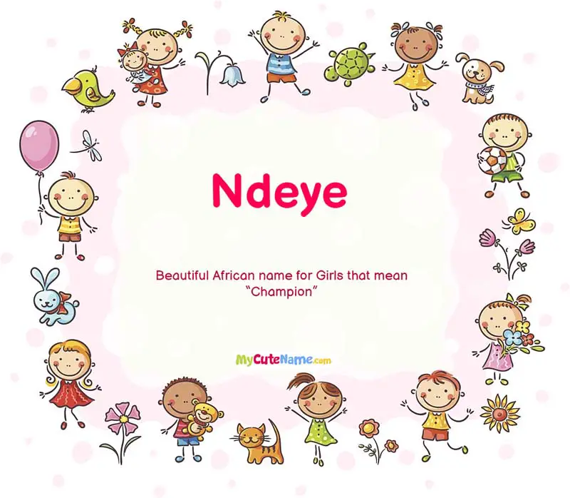how to pronounce ndeye